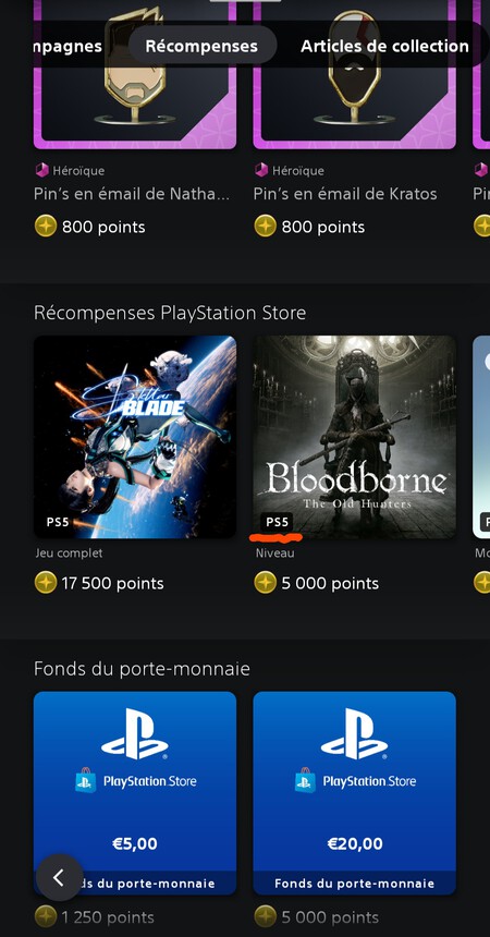 Sony lista Bloodborne en PS5 en su programa de fidelidad  PS Stars, pero todo apunta a que se trata de un error